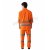 Orange Industrial Coverall Shirt Pant Set with High Visibility Reflective Tape Manufacturers, Suppliers in India
