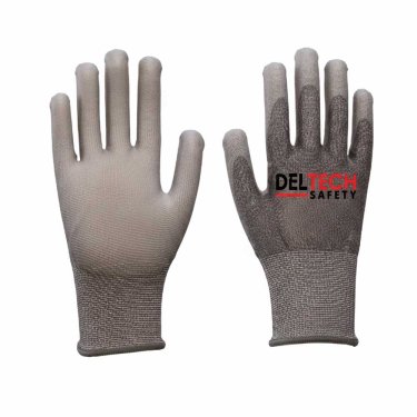 Industrial General Purpose Safety Gloves Black PU Coated Manufacturers, Suppliers in India