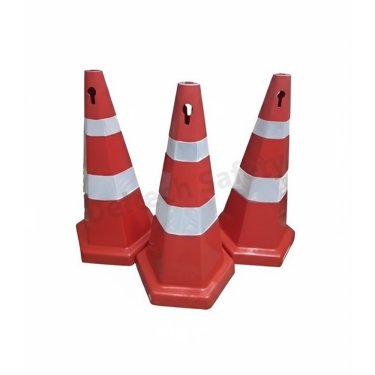 Construction and Road Use Traffic Cone Red White 750mm Manufacturers, Suppliers in India